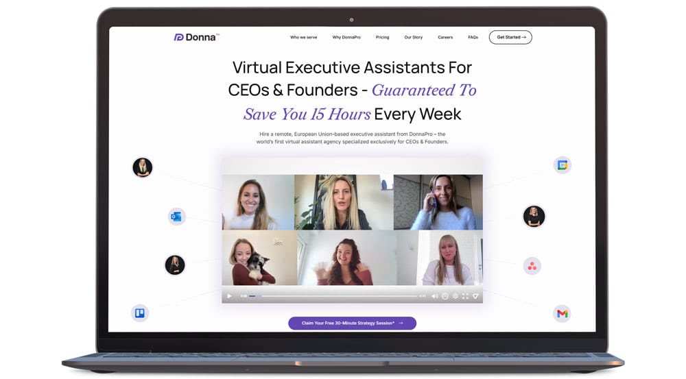 DonnaPro executive assistants - EU-based C-suite EA service