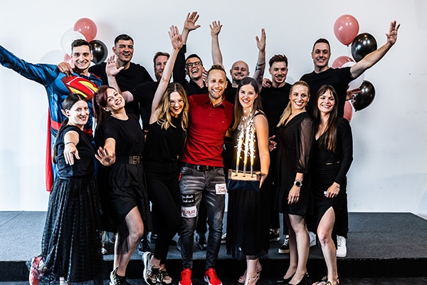 Filip Pesek and the DonnaPro team