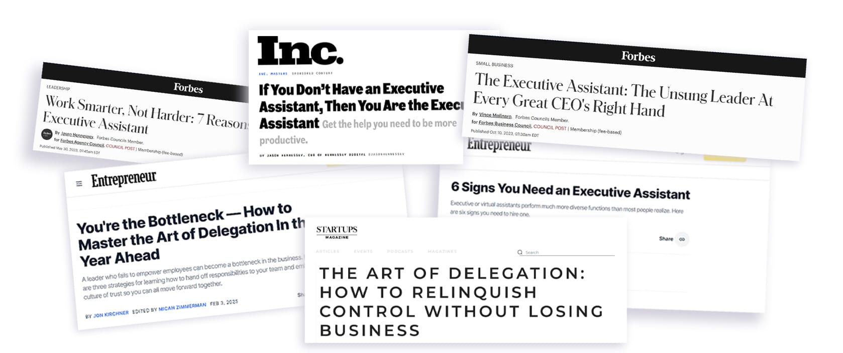DonnaPro's approach featured in Forbes, Inc., Entrepreneur and Startups Magazine